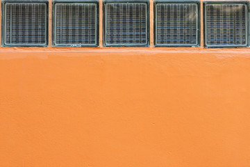 Orange street wall texture