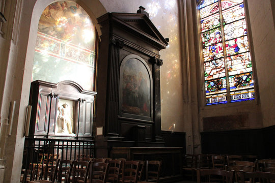 saint-gervais-saint-protais church in paris (france) 