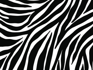 zebra seamless pattern - obrazy, fototapety, plakaty