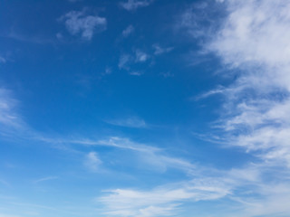 blue sky with clouds