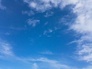 blue sky with clouds
