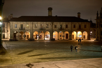 Obraz premium Plaza de la Quintana de Santiago de Compostela
