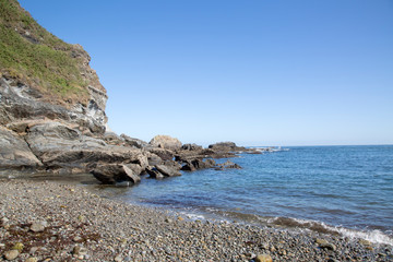 Fototapeta na wymiar Coast at Pormenande Beach; Asturias