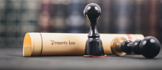 Property law , Notary seal , Legality concept, property law act .