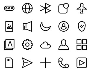 User Interface icon set