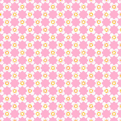 Seamless vector pattern in ornamental style. Geometric desing texture for gift.