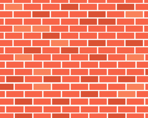 Obraz premium Empty red brick wall surface for your design. 