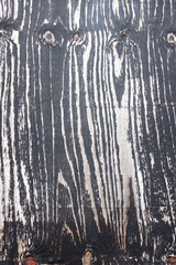 Rustic Vintage Wood Texture. Black Worn Authentic Wooden Texture for Background Design