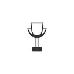 Championship cup icon. Award symbol. Logo design element