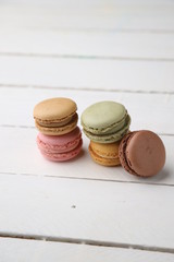 delicious colorful candies called macarons
