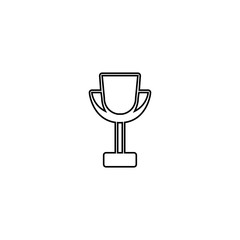 Championship cup icon. Award symbol. Logo design element