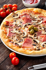 Tasty pizza for a good meal