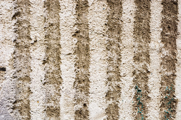 old drawing on the wall using cement mix 