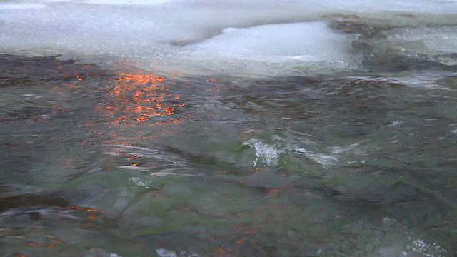 rivi&egrave;re en hiver