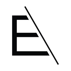 logo letter e