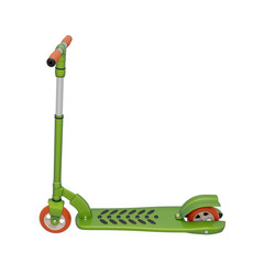 Green scooter