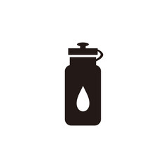 drinking bottle icon vector illustration sign