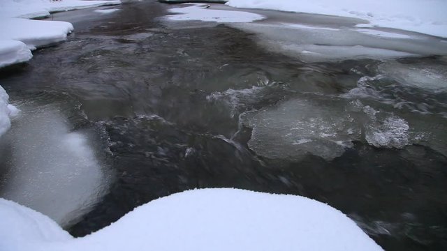 rivi&egrave;re en hiver