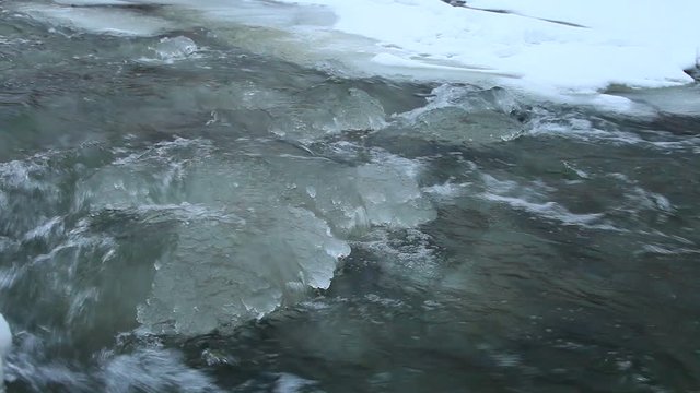 rivi&egrave;re en hiver