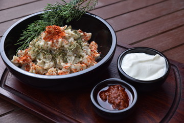spicy ravioli