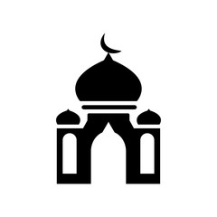 mosque icon collection, trendy style