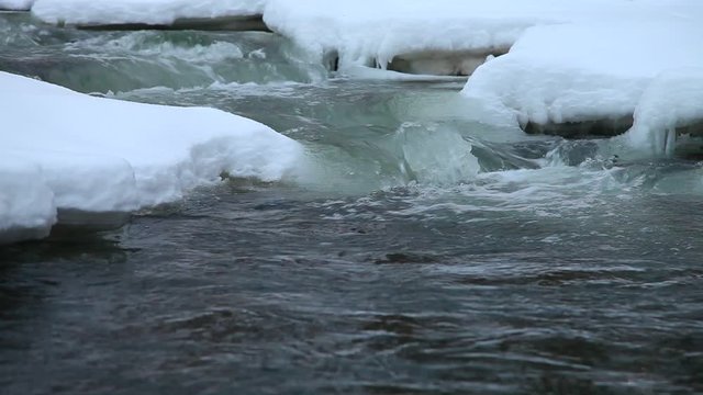 rivi&egrave;re en hiver