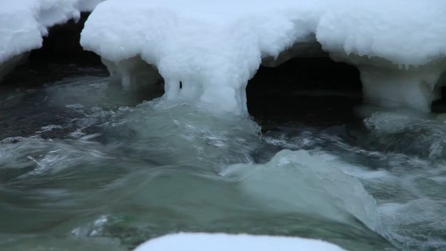 rivi&egrave;re en hiver