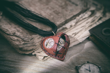 steampunk mechanical heart
