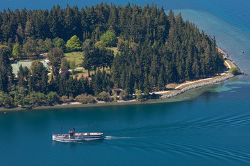 Queenstown Lake Wakatipu. New Zealand.