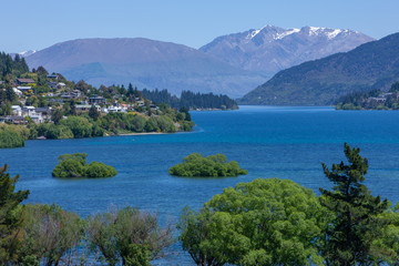 Fototapeta na wymiar Queenstown Lake Wakatipu. New Zealand.