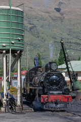 Steamtrain. Locomotive. Kingston. South Island New Zealand