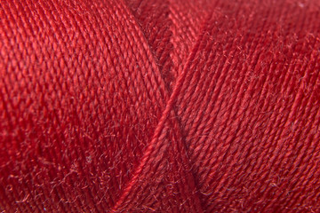 red knitted wool background