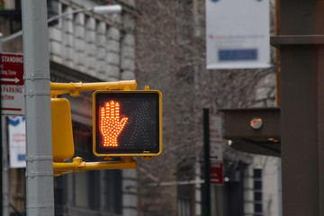 Rote Ampel Manhatten - New York City