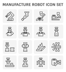 manufacture robot icon