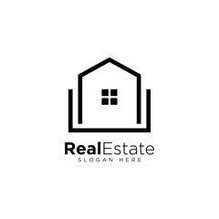 Real Estate, Building and Construction Logo Vector Design