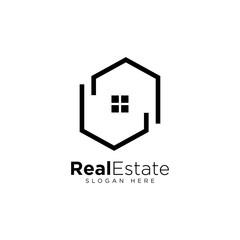 Real Estate, Building and Construction Logo Vector Design