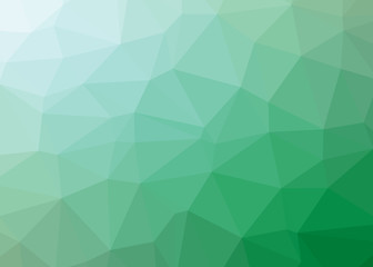 Fototapeta premium Abstract Trianglify gradient Generative Art background illustration