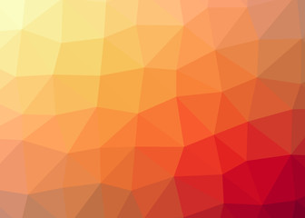 Fototapeta premium Abstract Trianglify gradient Generative Art background illustration