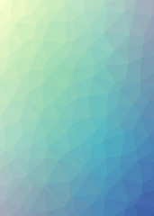 Obraz premium Abstract Trianglify gradient Generative Art background illustration