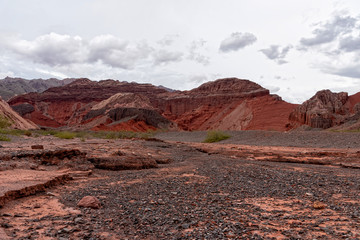 Landscape of Quebrada de las Conchas in Salta, northern Argentina