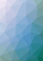 Obraz premium Abstract Trianglify gradient Generative Art background illustration