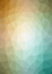 Obraz premium Abstract Trianglify gradient Generative Art background illustration