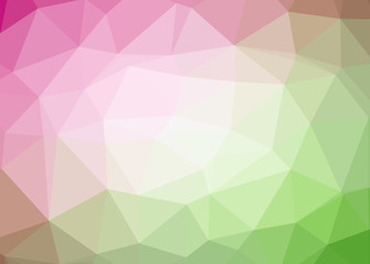 Fototapeta premium Abstract Trianglify gradient Generative Art background illustration