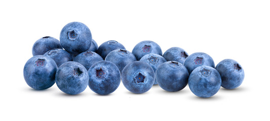 Fresh blueberry  isolated on white background