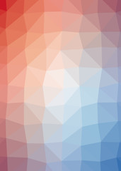 Obraz premium Abstract Trianglify gradient Generative Art background illustration