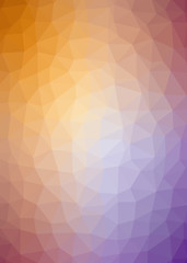 Abstract Trianglify gradient Generative Art background illustration