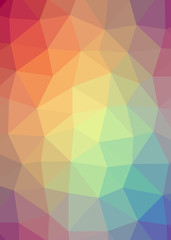 Abstract Trianglify gradient Generative Art background illustration