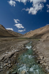 Clean water Stream near Miru on Leh Manali Road, Ladakh,India