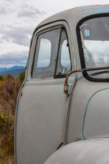 Abandoned oldtimer. Bedford pickup truck. Te Anau New Zealand