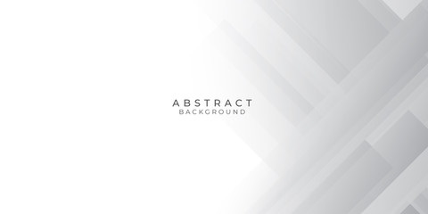 Obraz premium White Grey Silver Box Rectangle Abstract Background Vector Presentation Design